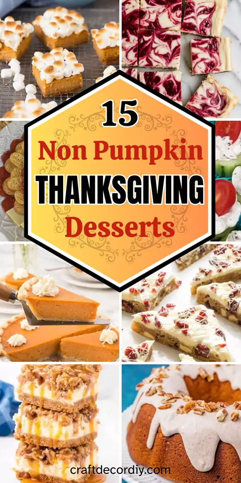 thanksgiving desserts not pumpkin