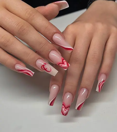 valentines day nails 14