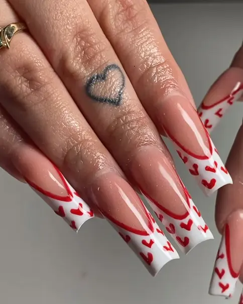 valentines day nails 5