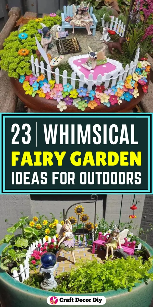 fairy garden ideas outdoors