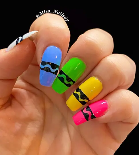 15 Super Cute Back to School Nails For Teens and Teachers