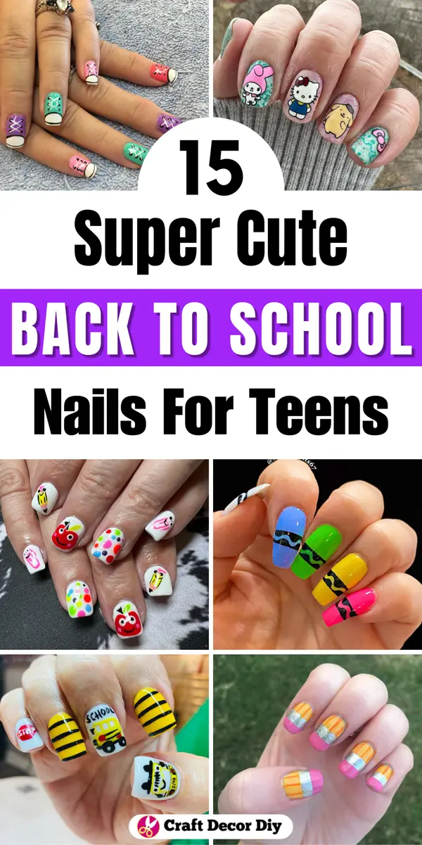 back to school nails