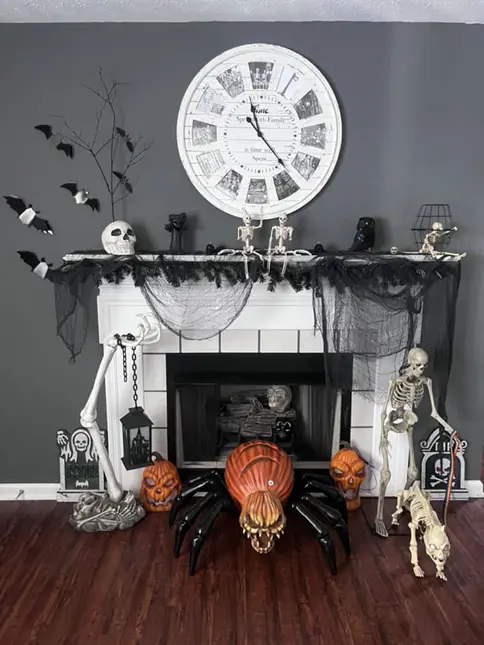 halloween mantel decor 9