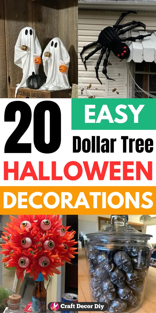 dollar tree halloween diy decorations