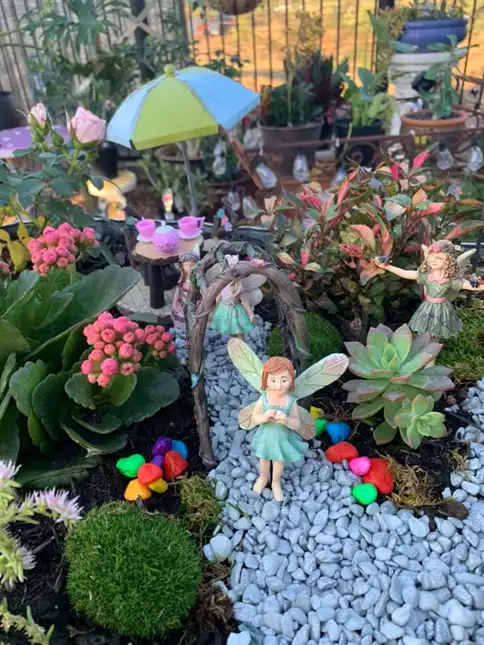 miniature fairy garden village 2