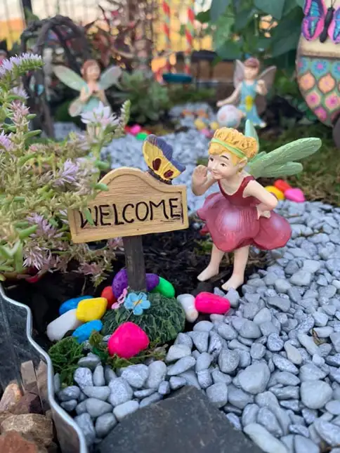 miniature fairy garden village 6